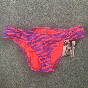 Victoria’s Secret Striped Bikini Bottom Size S